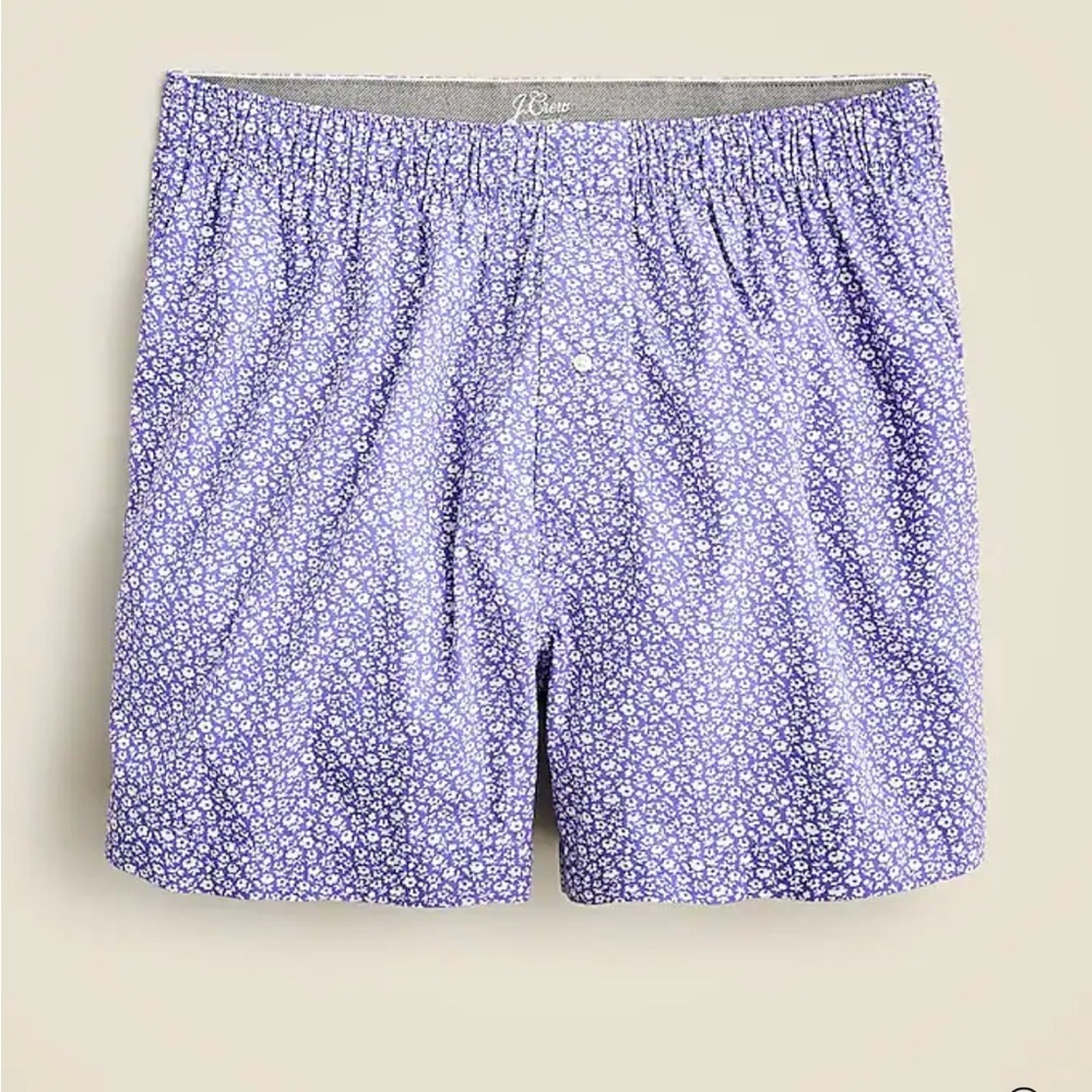 J crew printed boxers Spring Field Floral